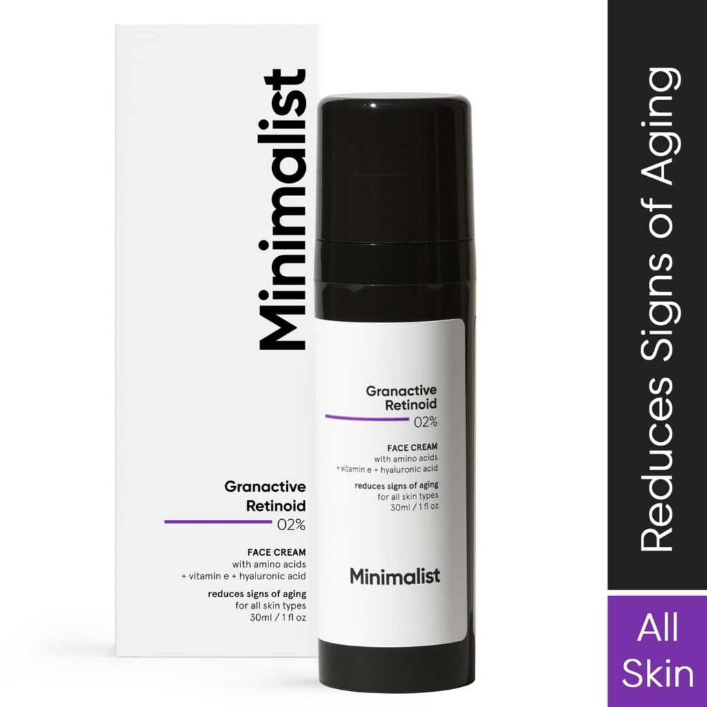 Minimalist 2% Retinoid Anti Ageing Night Cream for Wrinkles & Fine Lines for Sensitive Skin (30ml) - Minimalist
