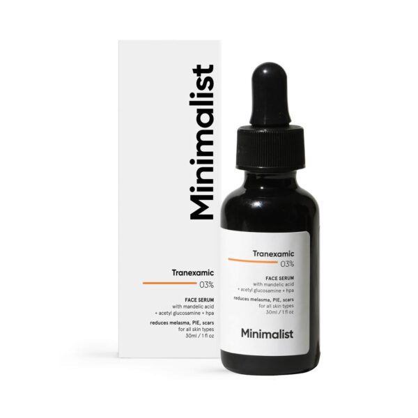 Minimalist 3% Tranexamic Acid Face Serum for Melasma- Acne Scars- Hyperpigmentation Or (PIH/PIE) (30 ml) - Minimalist