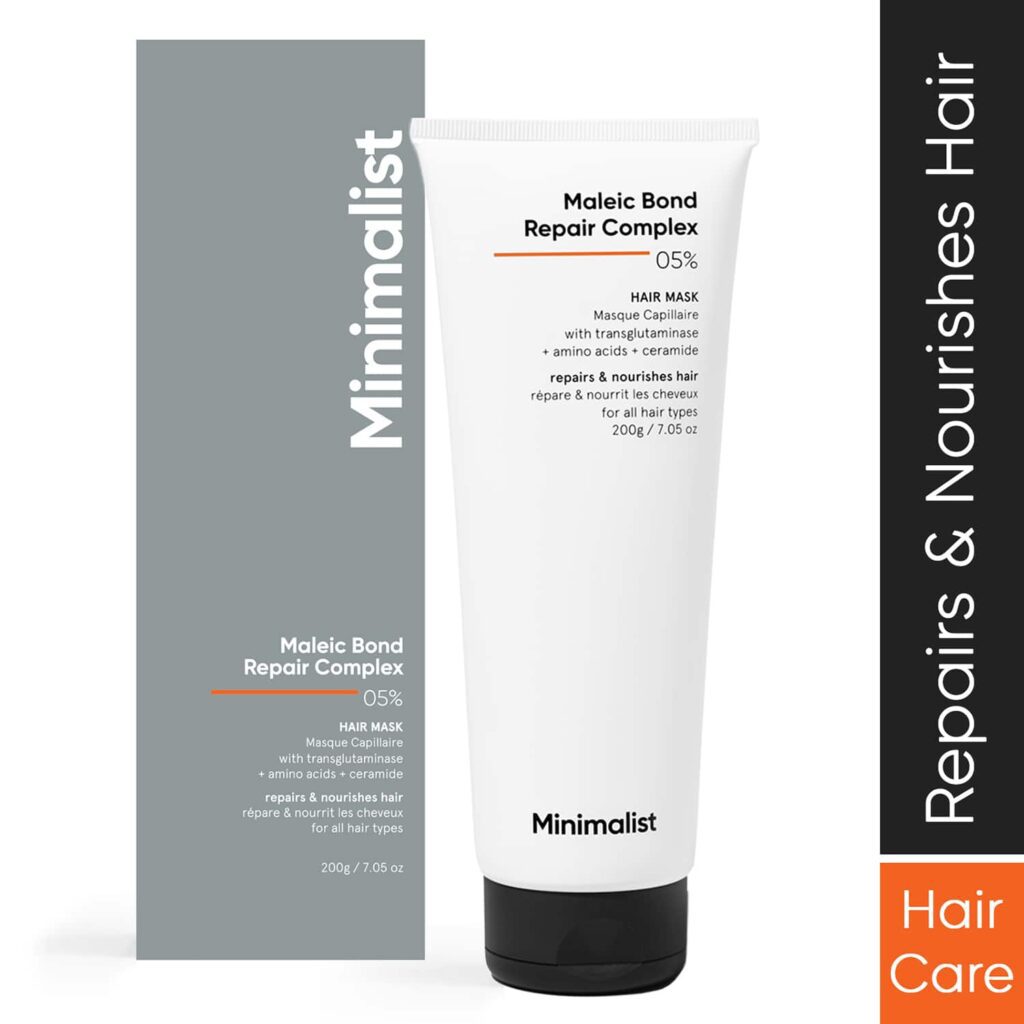 Minimalist 5% Maleic Bond Repair Complex Hair Mask With Transglutaminase, Amino Acids (200g) - Minimalist
