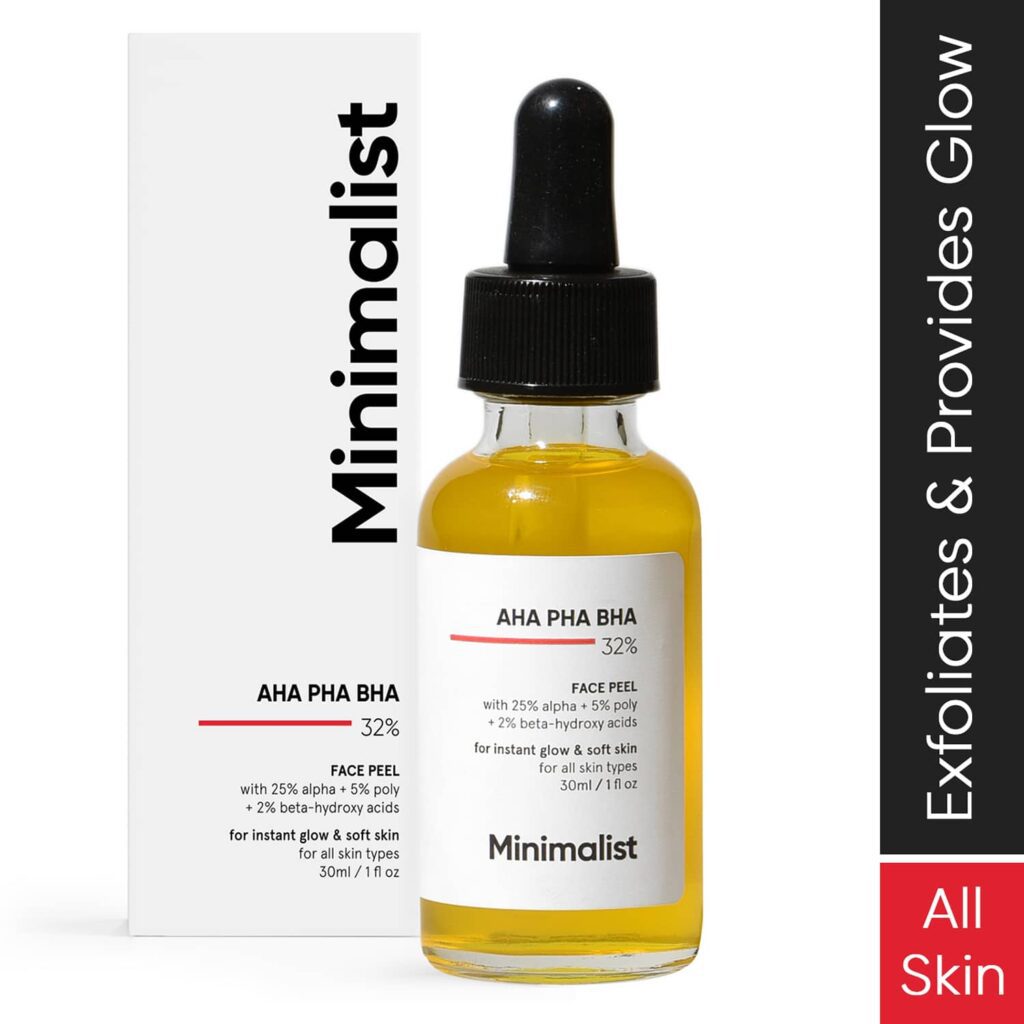 Minimalist AHA 25% + PHA 5% + BHA 2% Face Peel - (30ml) - Minimalist