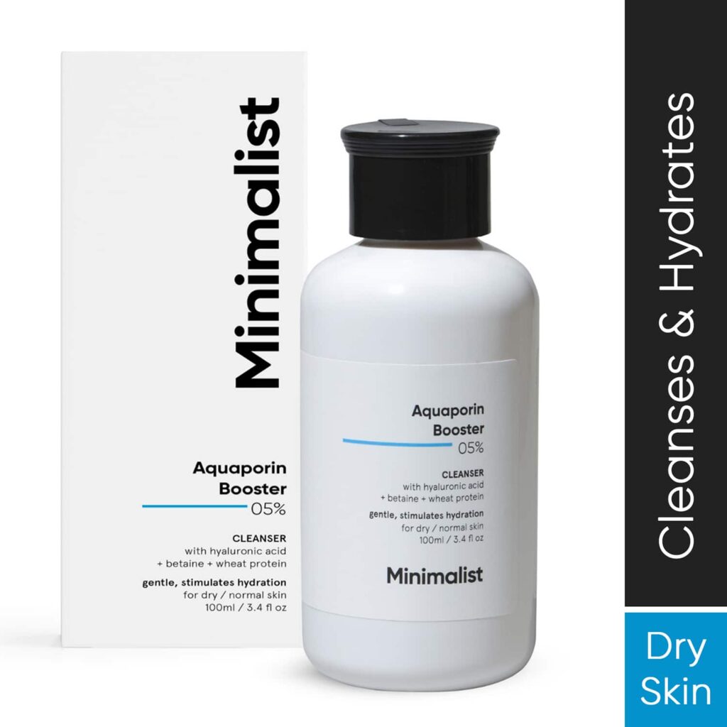 Minimalist Aquaporin 5% Booster Face Wash With Hyaluronic Acid (100g) - Minimalist