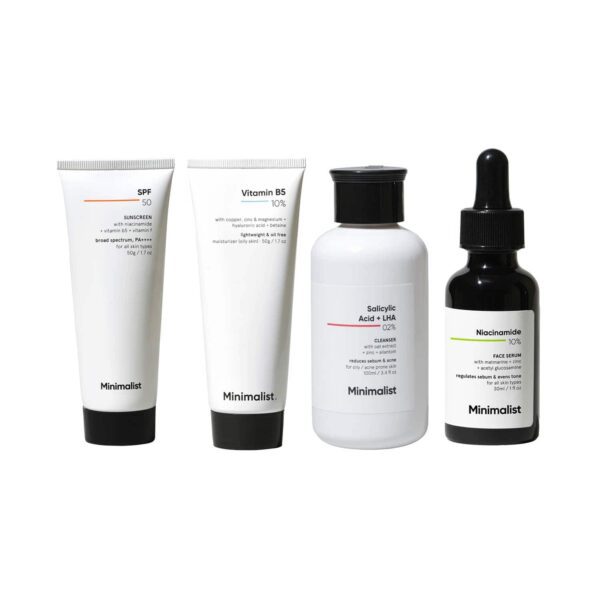 Minimalist Daily Skincare Routine For Oily & Acne Prone Skin Csms Combo - Minimalist