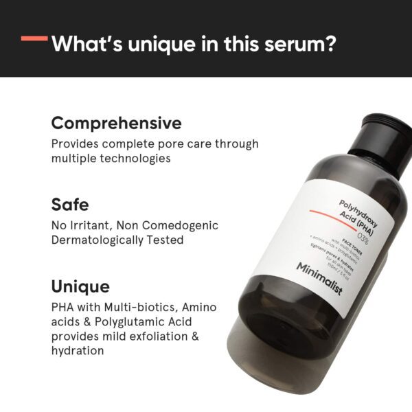 Minimalist Hydration Duo Multi Peptide Night Serum + Pha 03% Face Toner With Multi Biotics Combo - Minimalist