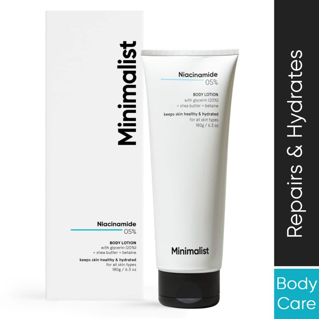 Minimalist Niacinamide 5% Body Lotion With Shea Butter Glycerine & Betaine (180g) - Minimalist