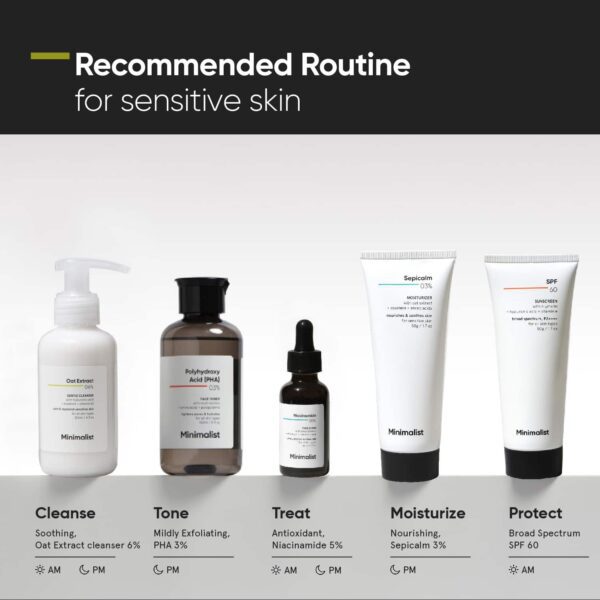 Minimalist Oat Extract 6% Gentle Low-Foaming Cleanser With Hyaluronic Acid (120ml) - Minimalist