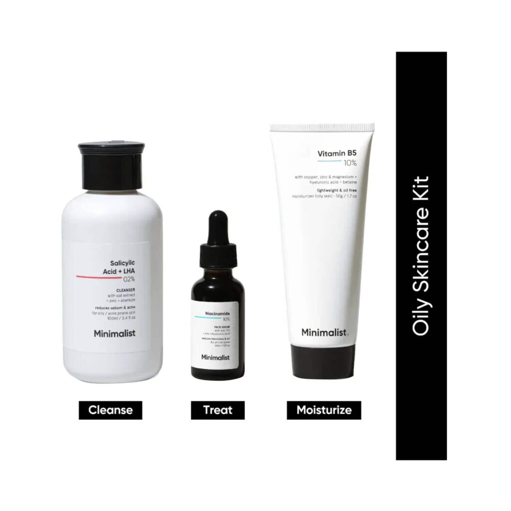 Minimalist Oily Skincare Kit - (3 Pcs) - Minimalist