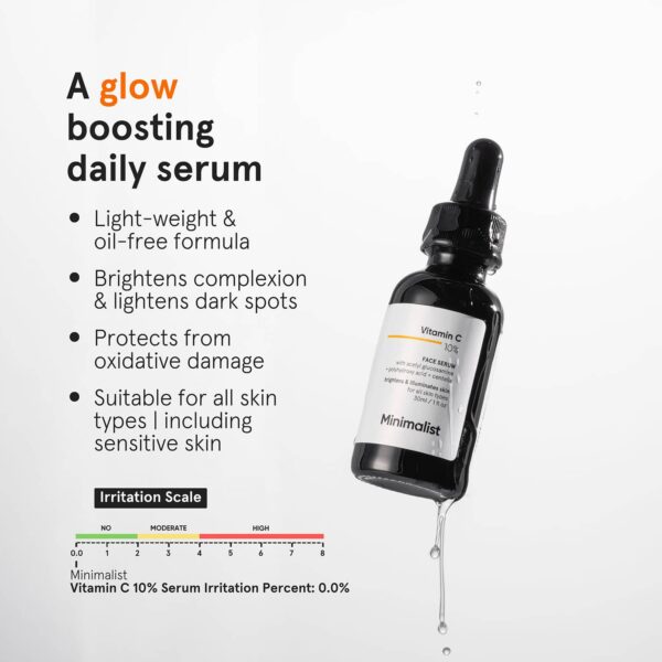 Minimalist Radiance and Defense Face Serum 30 ml + SPF 50 Sunscreen Stick with Broad Spectrum Combo - Minimalist