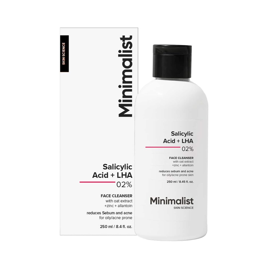 Minimalist Salicylic Acid + LHA 02% Cleanser (250 ml) - Minimalist