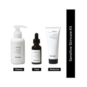 Minimalist Sensitive Skincare Kit - (3 Pcs) - Minimalist
