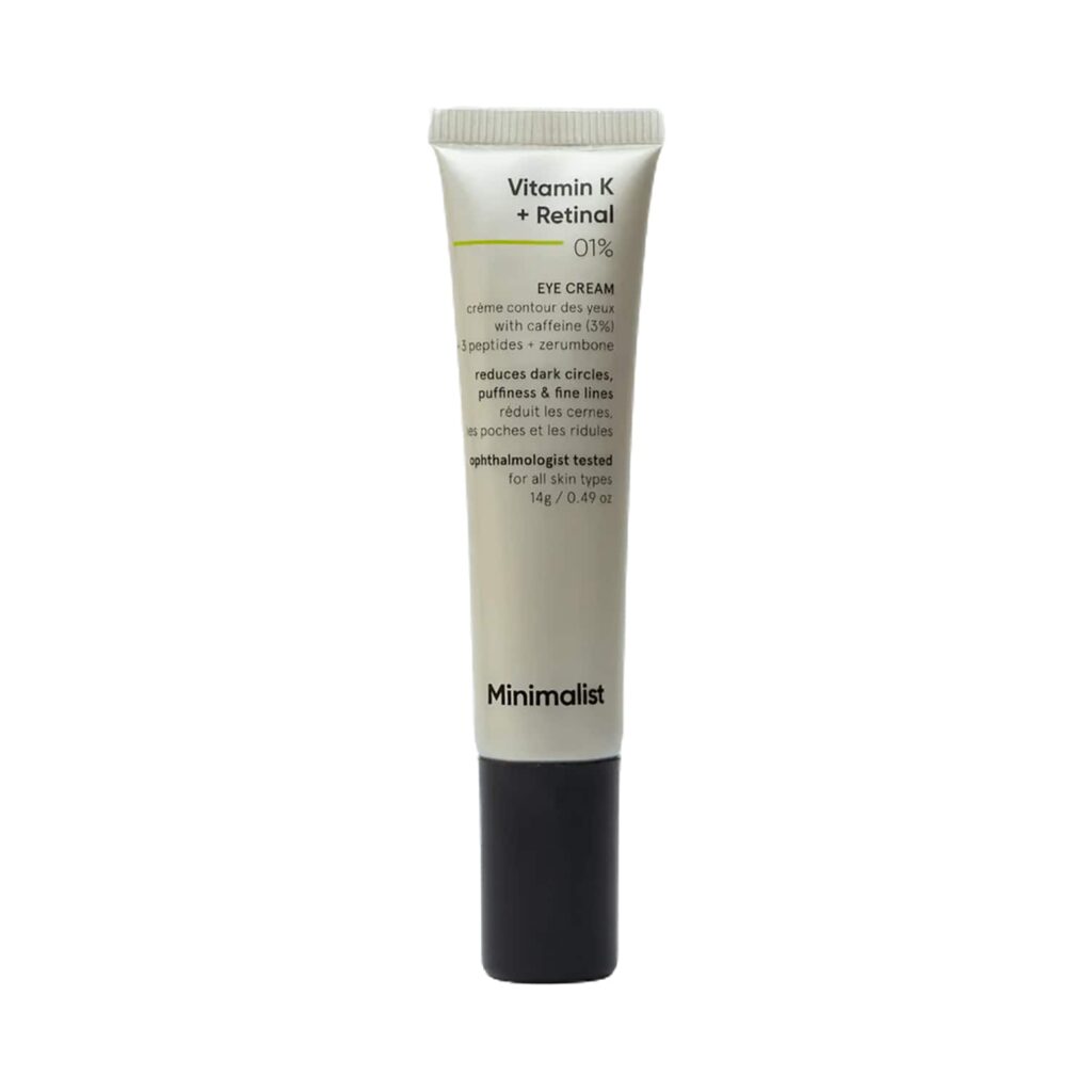 Minimalist Vitamin K + Retinal 01% Eye Cream (14g) - Minimalist