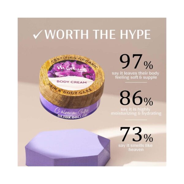 Mintree Certified Organic Calming Body Butter With 72 Hrs Hydration (150g) - Mintree