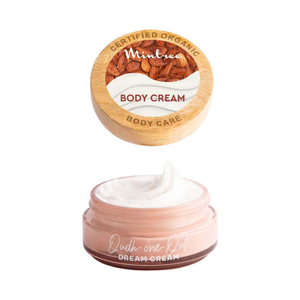 Mintree Certified Organic Luxury Oud Body Butter With 72 Hrs Hydration (150g) - Mintree