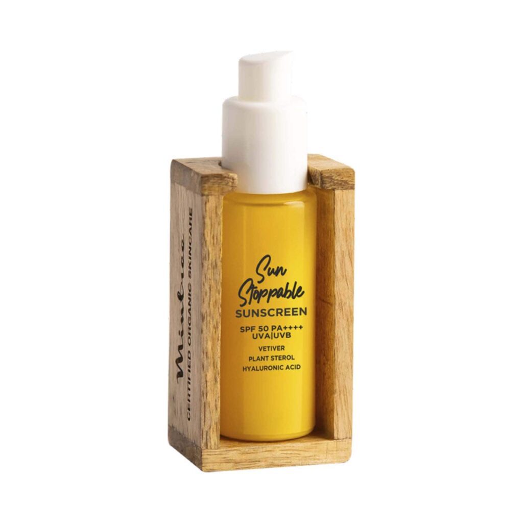Mintree Certified Organic Sun-Stoppable Sunscreen SPF 50 Pa++++ (30ml) - Mintree
