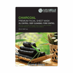 Mirabelle Cosmetics Korea Charcoal Premium Facial Sheet Mask (25ml) - Mirabelle Cosmetics Korea