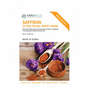 Mirabelle Cosmetics Korea Saffron Ultra Facial Sheet Mask (25ml) - Mirabelle Cosmetics Korea