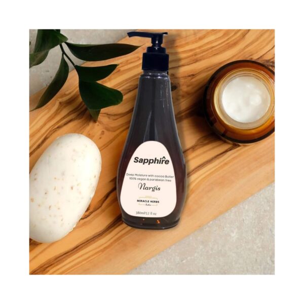 Miracle Herbs Deep Moisture Sapphire Nargis Body Lotion (380ml) - Miracle Herbs