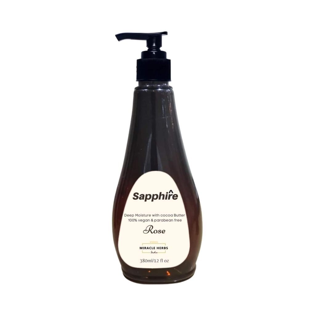Miracle Herbs Deep Moisture Sapphire Rose Body Lotion (380ml) - Miracle Herbs