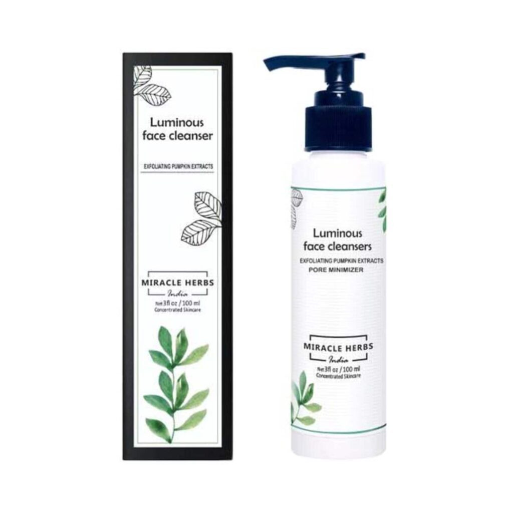 Miracle Herbs Exfoliating Pumpkin Extracts Luminous Face Cleanser (100ml) - Miracle Herbs