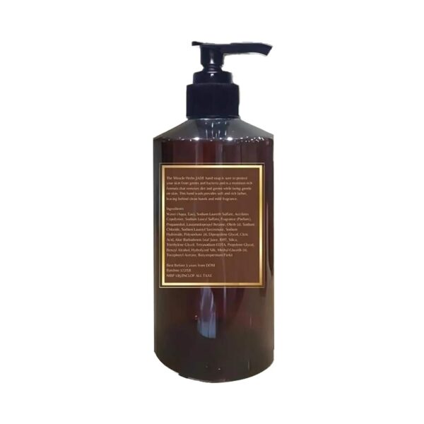 Miracle Herbs Jade Scented Neem & Turmeric Hand Soap (300ml) - Miracle Herbs