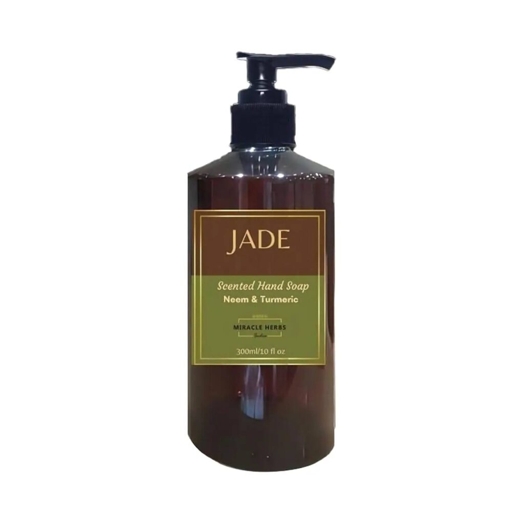 Miracle Herbs Jade Scented Neem & Turmeric Hand Soap (300ml) - Miracle Herbs