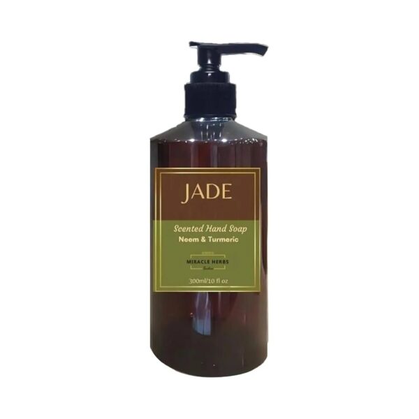 Miracle Herbs Jade Scented Neem & Turmeric Hand Soap (300ml) - Miracle Herbs