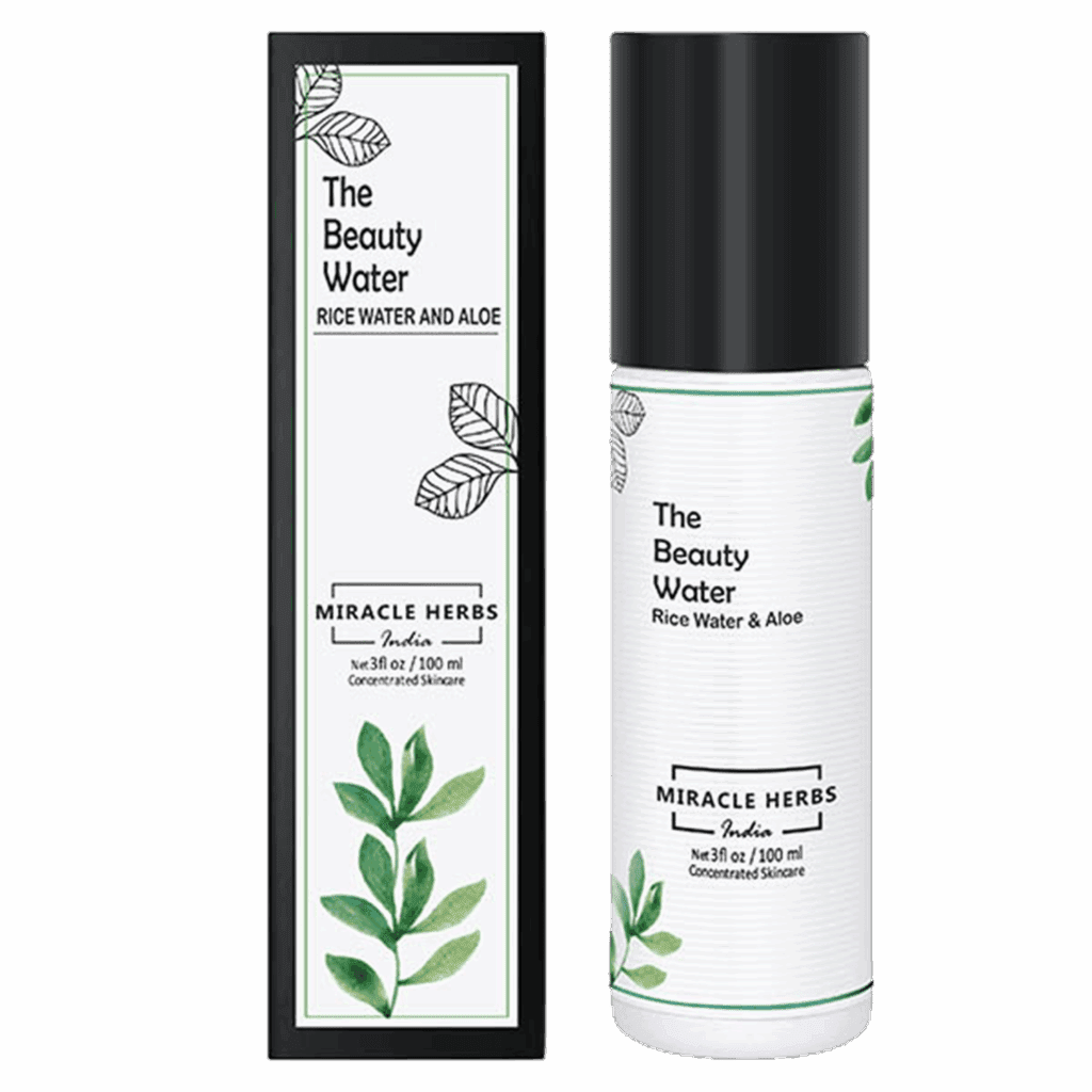 Miracle Herbs The Beauty Water Rice Water and Aloe Face Toner (100 ml) - Miracle Herbs