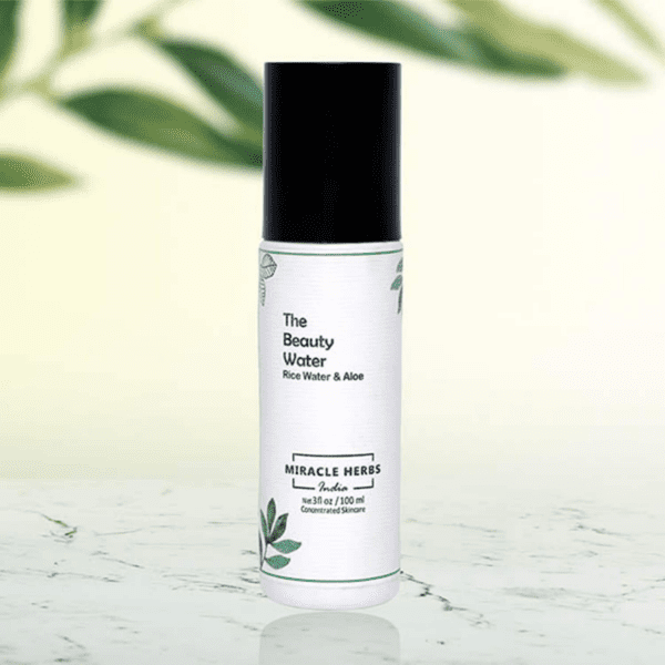 Miracle Herbs The Beauty Water Rice Water and Aloe Face Toner (100 ml) - Miracle Herbs