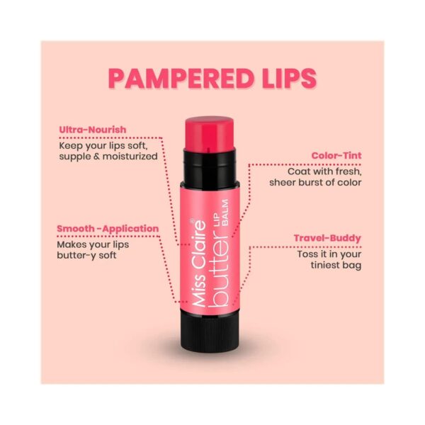 Miss Claire Butter Lip Balm - BL08 Brownie (4g) - Miss Claire