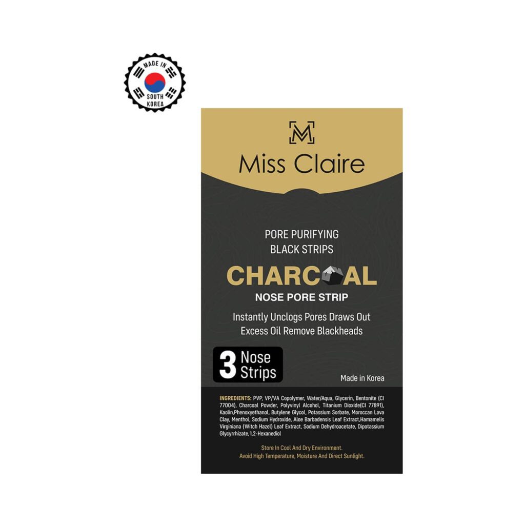 Miss Claire Charcoal Nose Strip - (1.2g) - Miss Claire