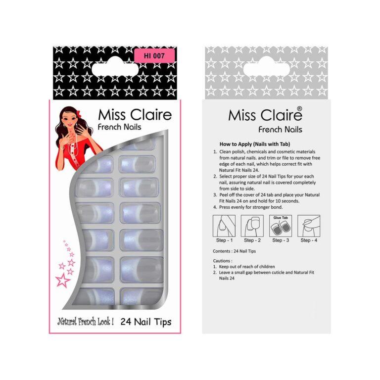 Miss Claire French 24 Nail Tips - HI 007 (ECP 03) - Miss Claire