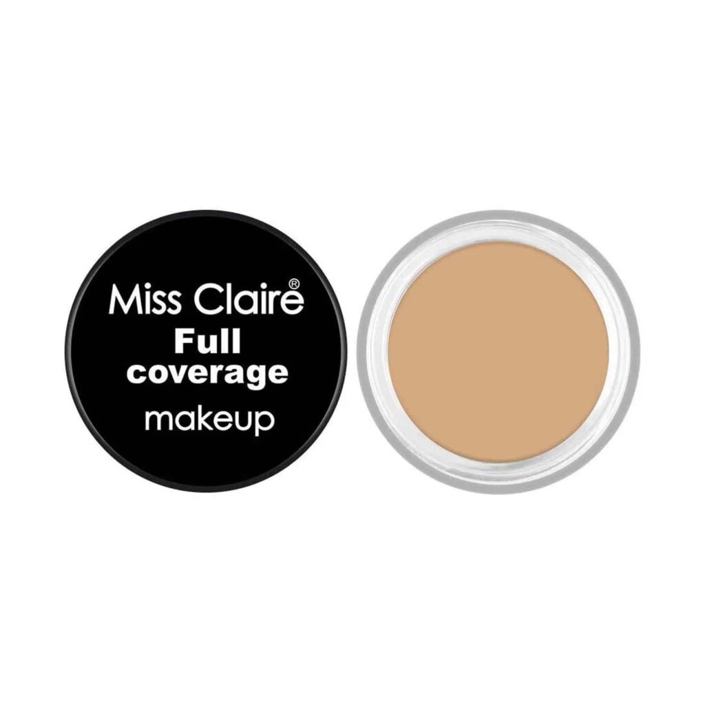 Miss Claire Full Coverage Makeup + Concealer - 7 Natural Beige (6g) - Miss Claire