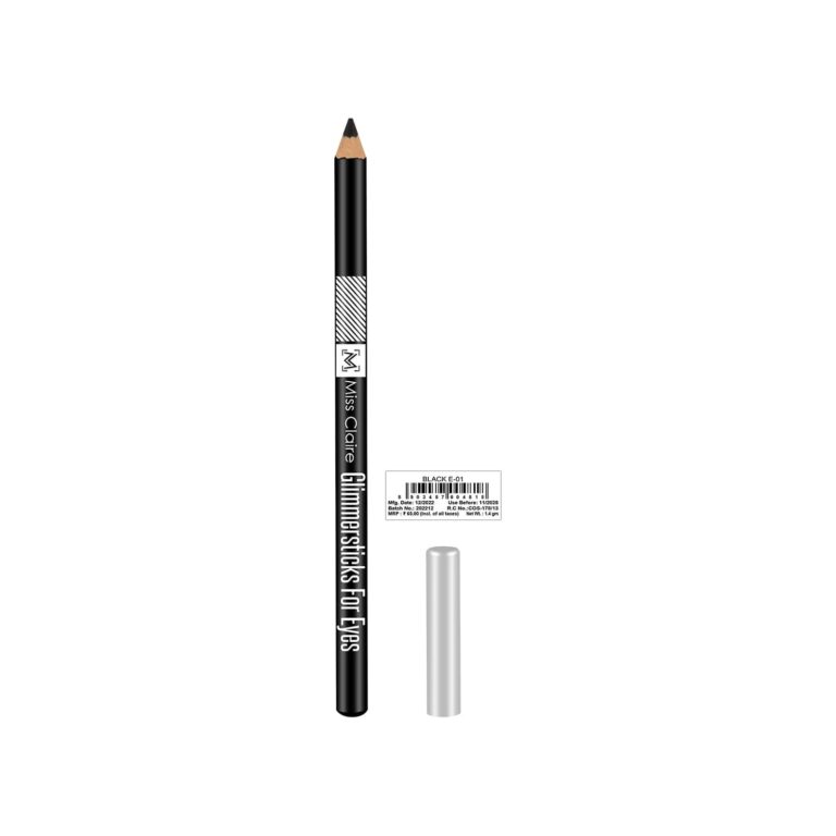 Miss Claire Glimmersticks For Eyes - E-01 Black (1.8g) - Miss Claire