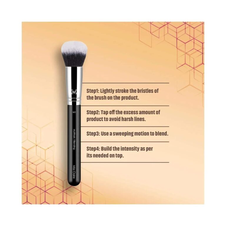 Miss Claire M1 Multitask/Blending Brush - Chrome - Miss Claire