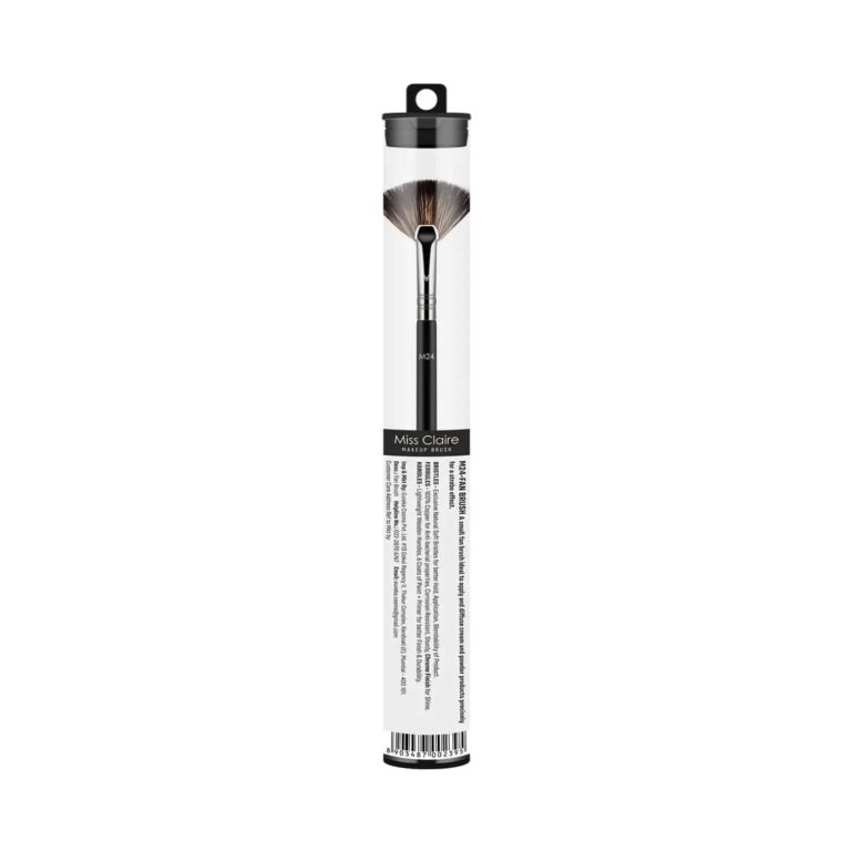 Miss Claire M24 Fan Brush - Chrome - Miss Claire