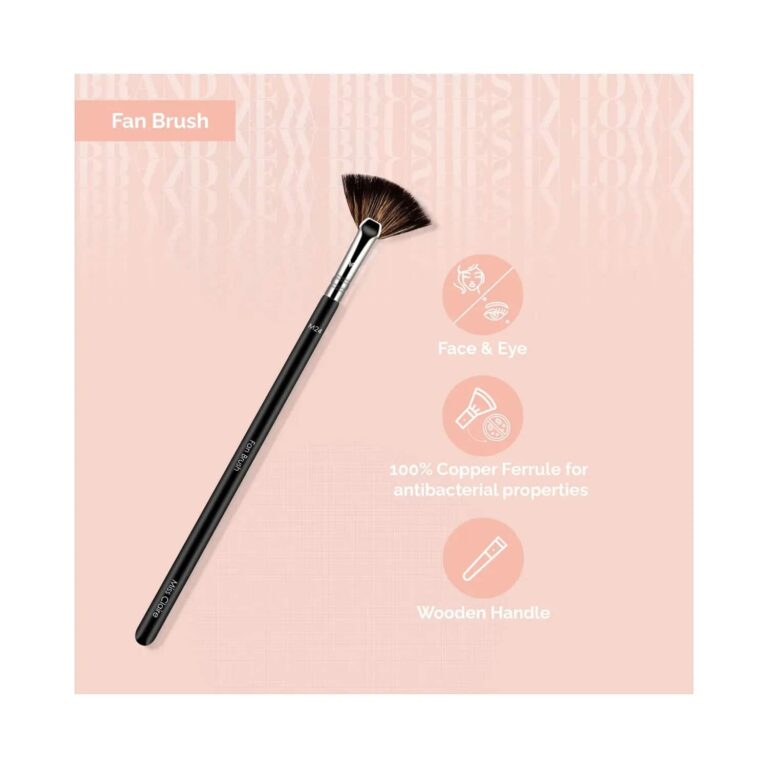 Miss Claire M24 Fan Brush - Chrome - Miss Claire