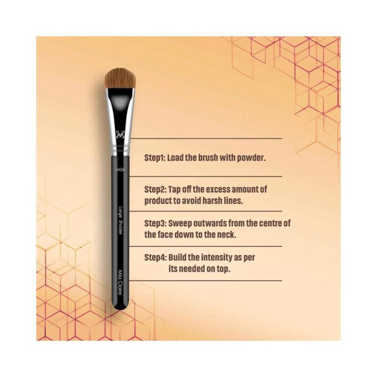 Miss Claire M26 Large Shader Brush - Chrome - Miss Claire