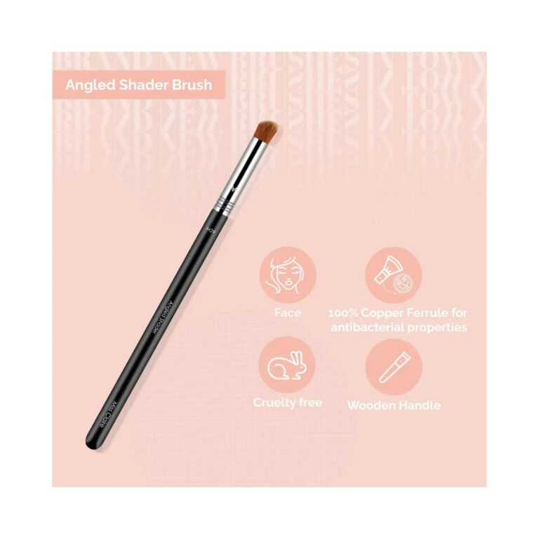 Miss Claire M29 Angled Shader Brush - Chrome - Miss Claire