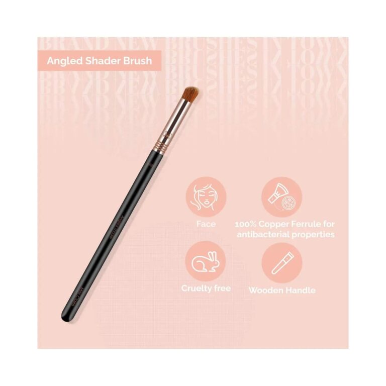 Miss Claire M29 Angled Shader Brush - Rose Gold - Miss Claire