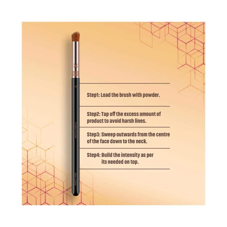 Miss Claire M29 Angled Shader Brush - Rose Gold - Miss Claire
