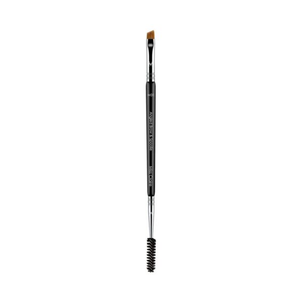 Miss Claire M31 Angled Brow & Spoolie Brush - Chrome - Miss Claire