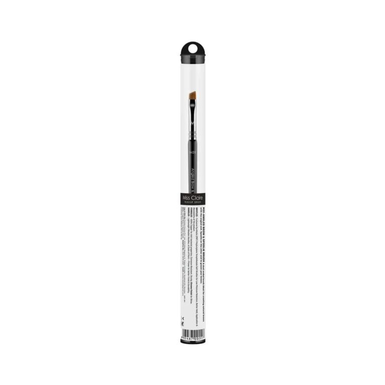 Miss Claire M31 Angled Brow & Spoolie Brush - Chrome - Miss Claire