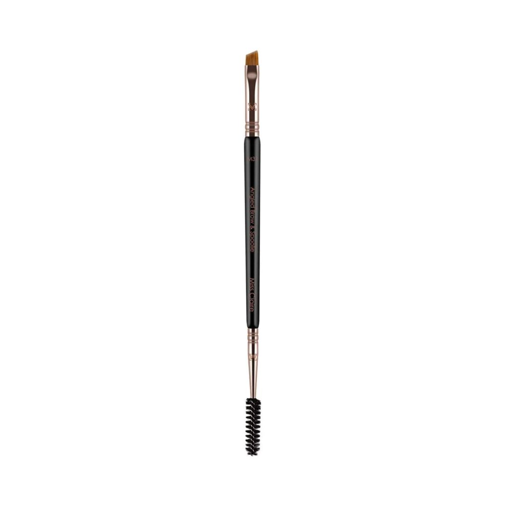 Miss Claire M31 Angled Brow & Spoolie Brush - Rose Gold - Miss Claire
