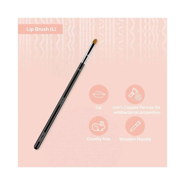 Miss Claire M32 Lip Brush (L) - Chrome - Miss Claire