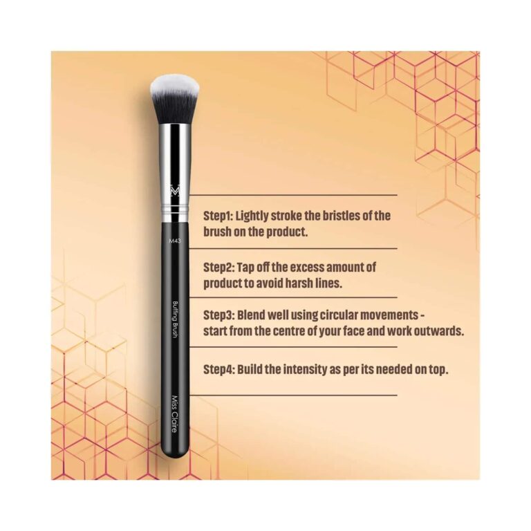 Miss Claire M43 Buffing Brush - Chrome - Miss Claire