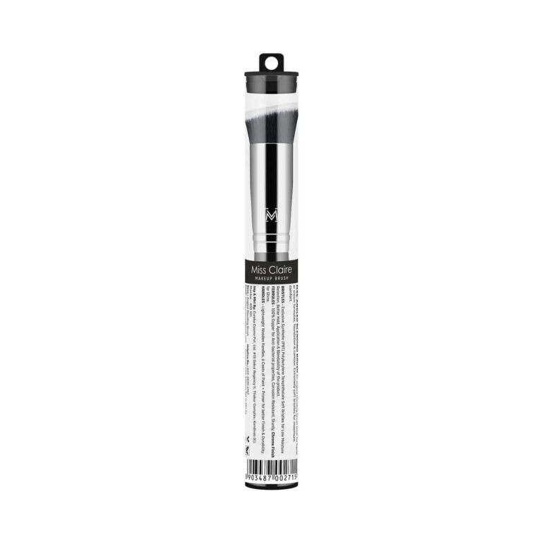 Miss Claire M45 Angled Blending Brush - Chrome - Miss Claire