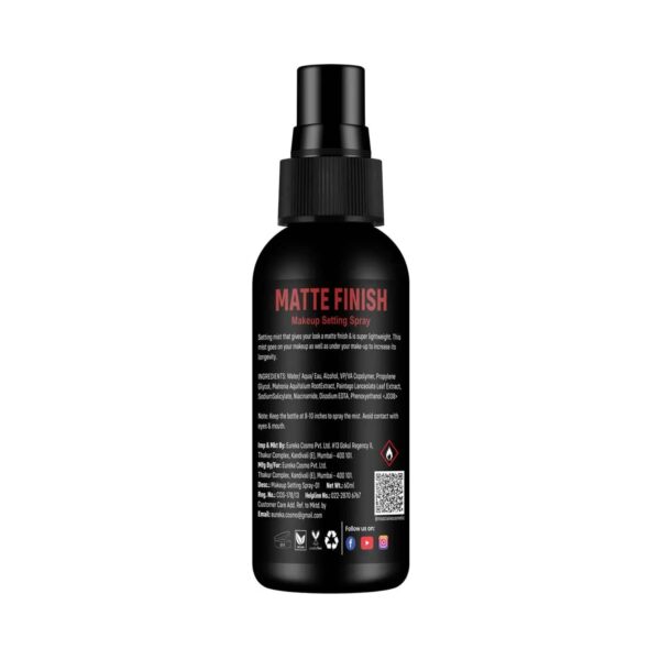 Miss Claire Matte Finish Makeup Setting Spray - 01 (60ml) - Miss Claire