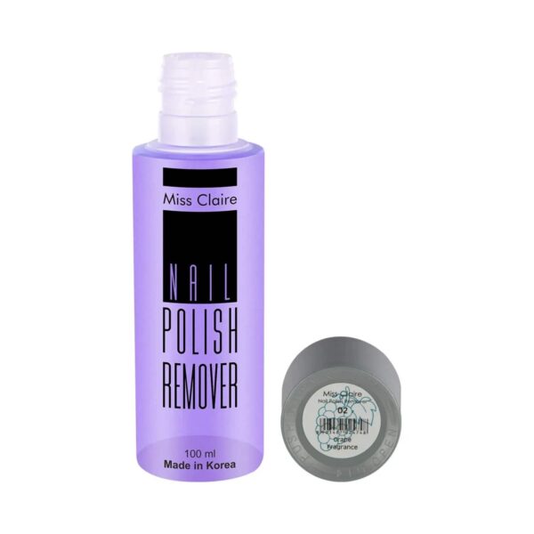 Miss Claire Nail Polish Remover - 02 Grape Fragrance (100ml) - Miss Claire