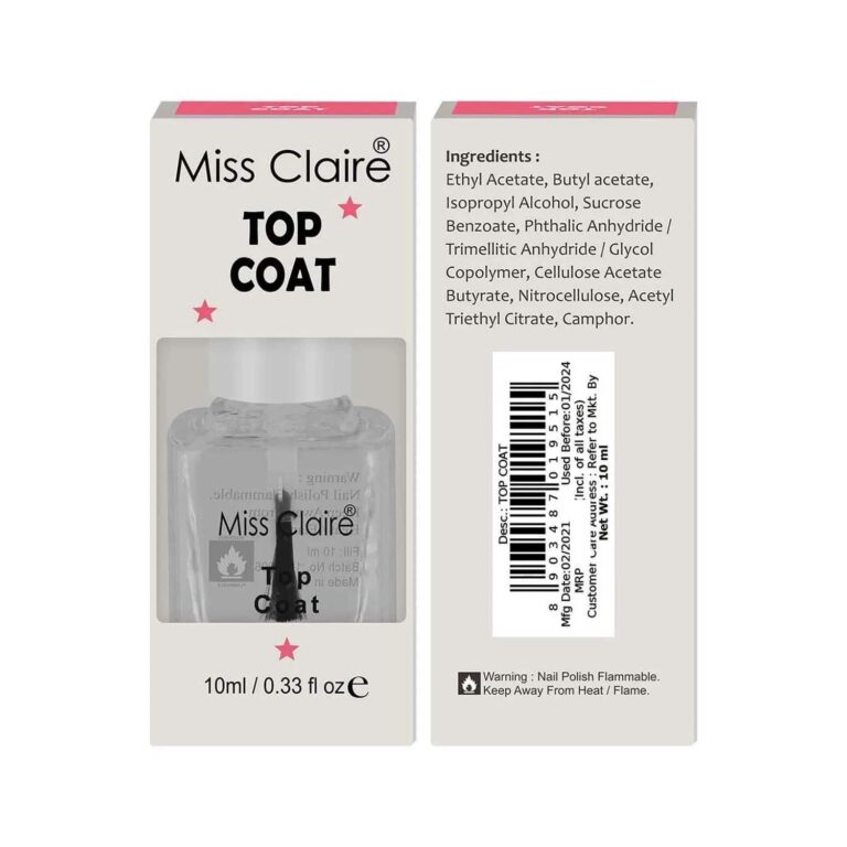 Miss Claire Top Coat (10 ml) - Miss Claire