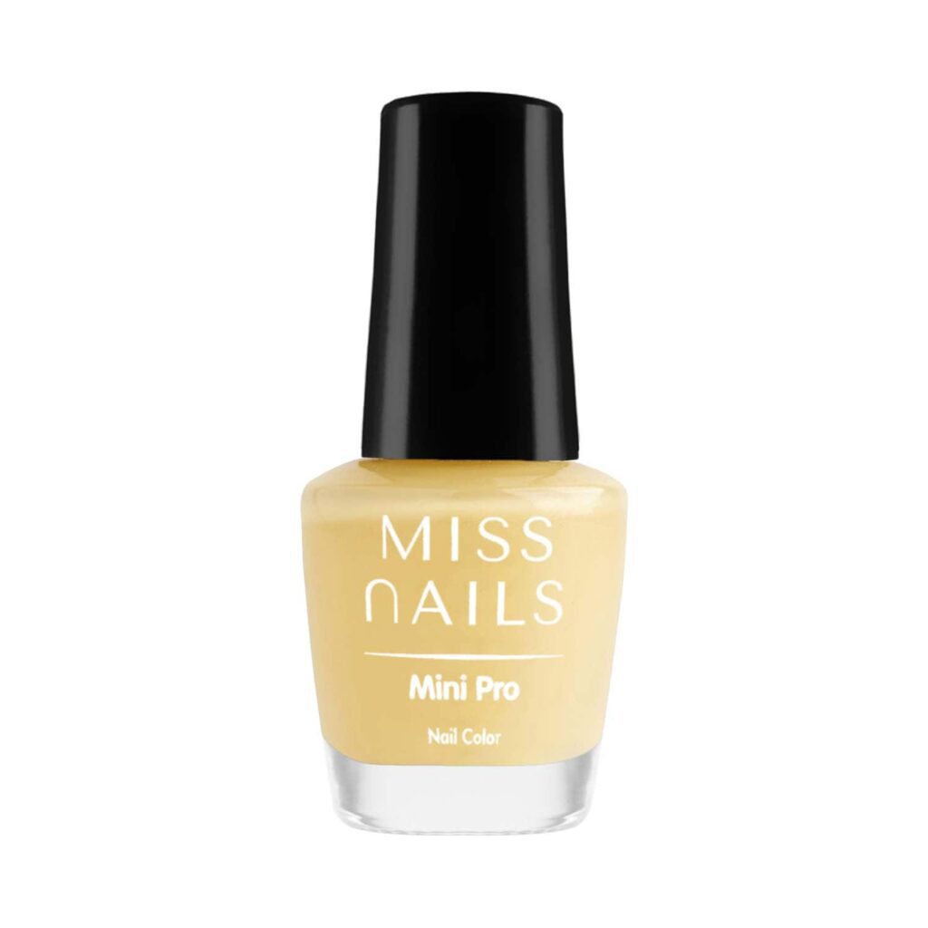 Miss Nails Mini Pro Nail Polish - Calming Lemon (6ml) - Miss Nails
