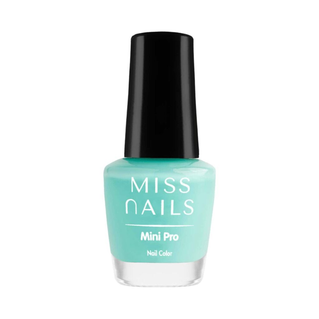 Miss Nails Mini Pro Nail Polish - Mint-E-Licious (6ml) - Miss Nails
